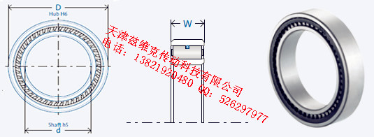 GMNFR437M單向軸承圖紙