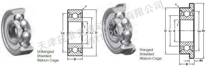 NHBB SSL-730X5 深溝球軸承圖紙