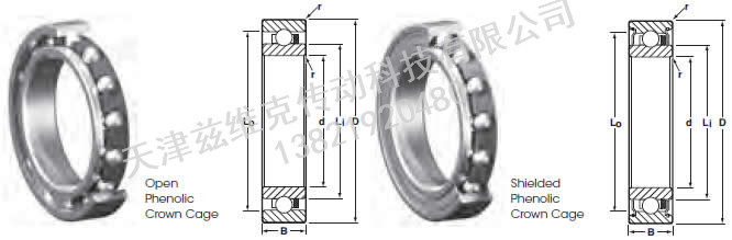 NHBB SSRI-541EE 力距管球軸承圖紙