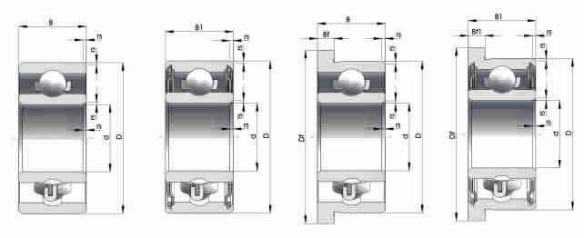 德國HQW深溝球軸承MR105圖紙